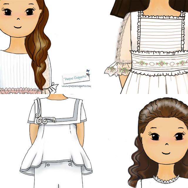 dibujos personalizados comunión