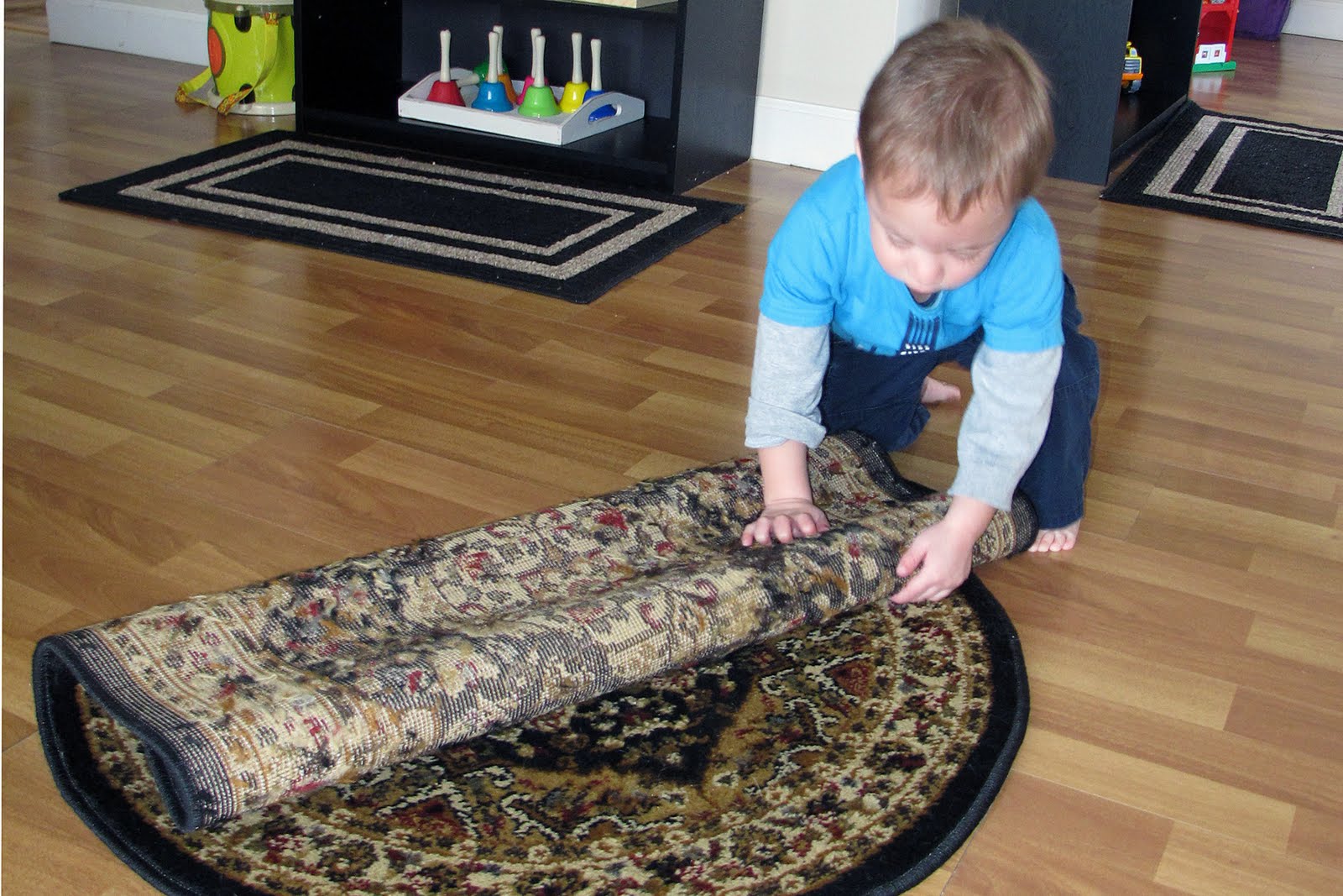 Peaceful Parenting Work Rug Responsibility and Carrying Works