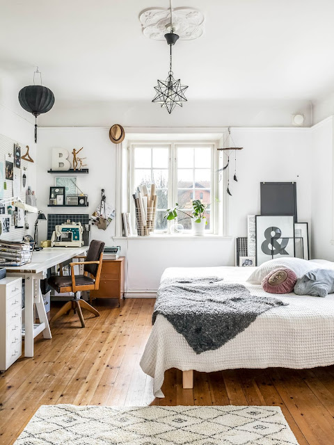 A charming Swedish home in an  former old railway station