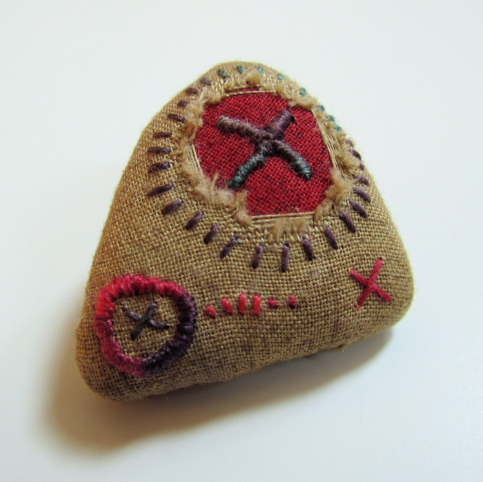 The Silly BooDilly: Embroidered Rocks???