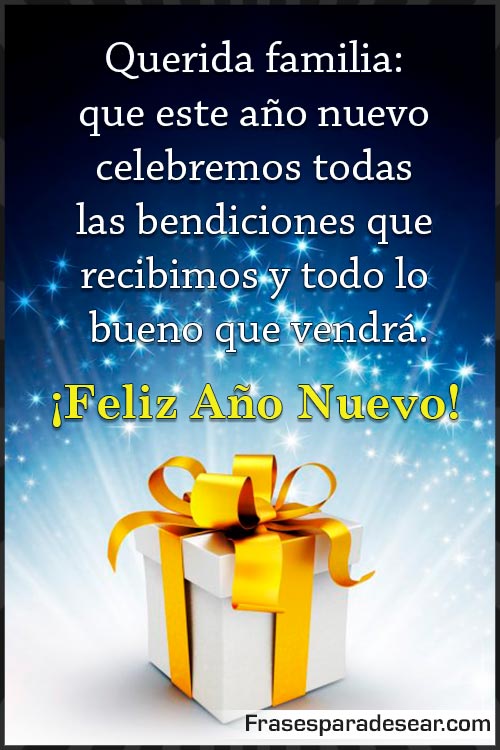 Frases de Año nuevo para Familia 2023