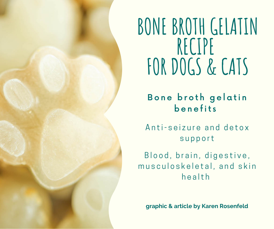 Bone Broth Gelatin (Gel, Jelly) for Dogs, Cats Health