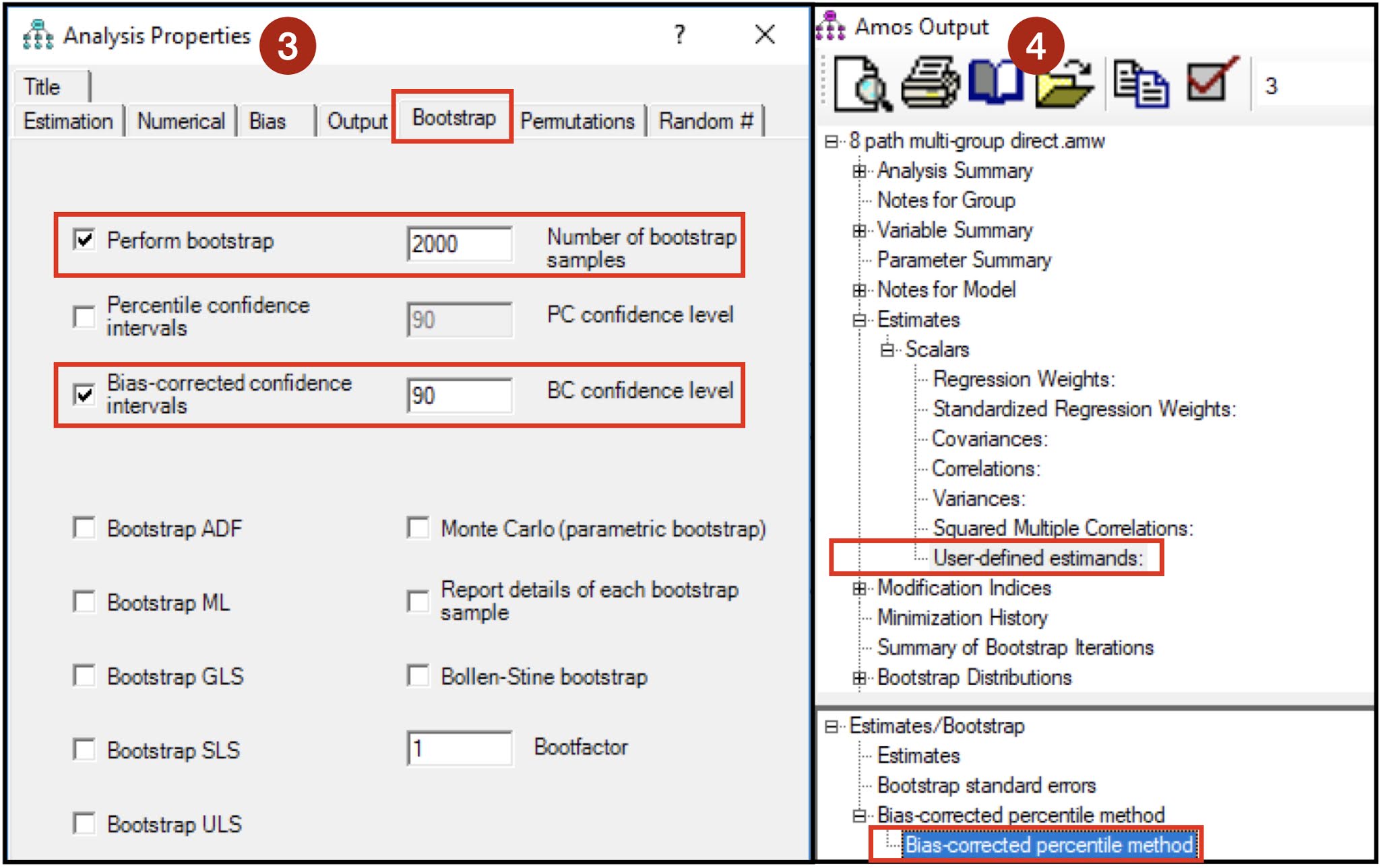 Multigroup Analysis in AMOS