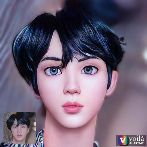 نسخة صور ديزني للعضو جين الأكثر انتشار بين صور Bts أنمي | شاهد الصور