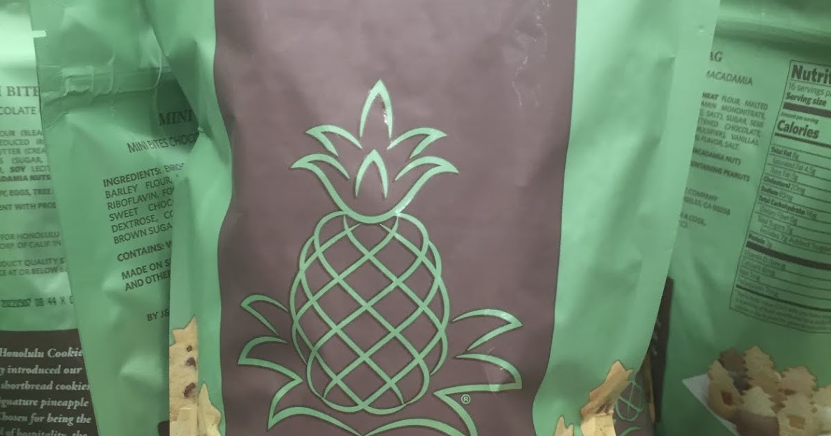 Honolulu Cookie Company Mini Bites Chocolate Chip Macadamia Costco