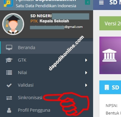 Cara Sinkronisasi Dapodik Versi 2021.d