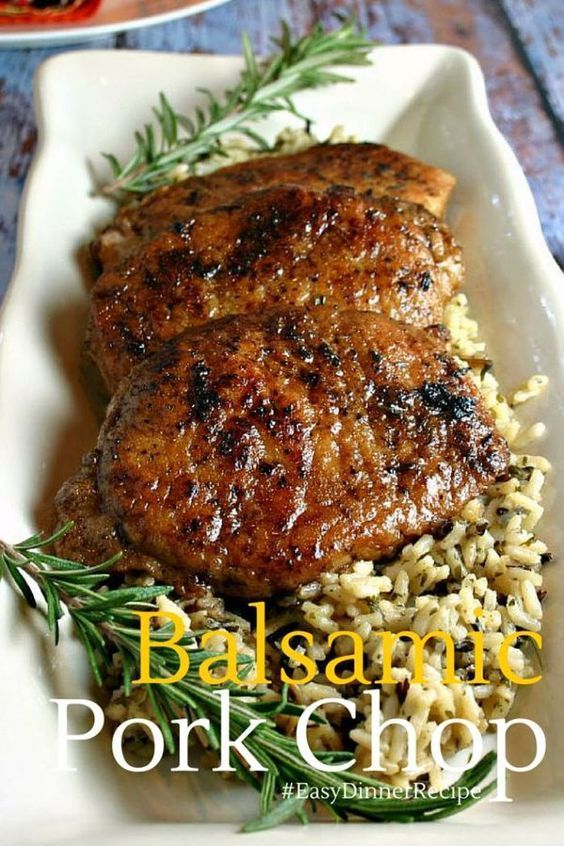 Balsamic Pork Chops The Best Recipes