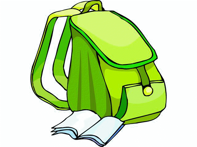 Школьный рюкзак картинка для детей на прозрачном фоне