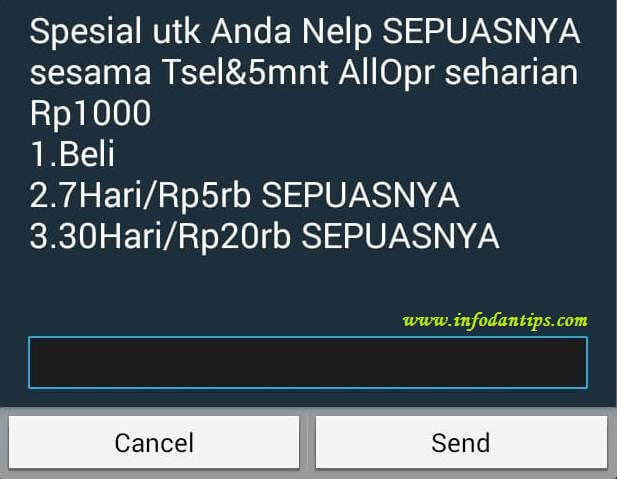 Cara mengubah paket nelpon ke internet telkomsel