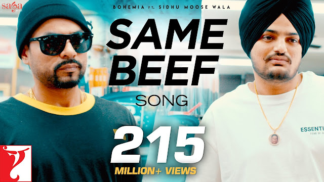 Same Beef Song Lyrics - Sidhu Moose wala - Bohemia