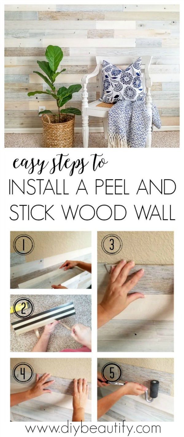 Reclaimed Wood Wall Installation DIY Beautify Creating Beauty at Home