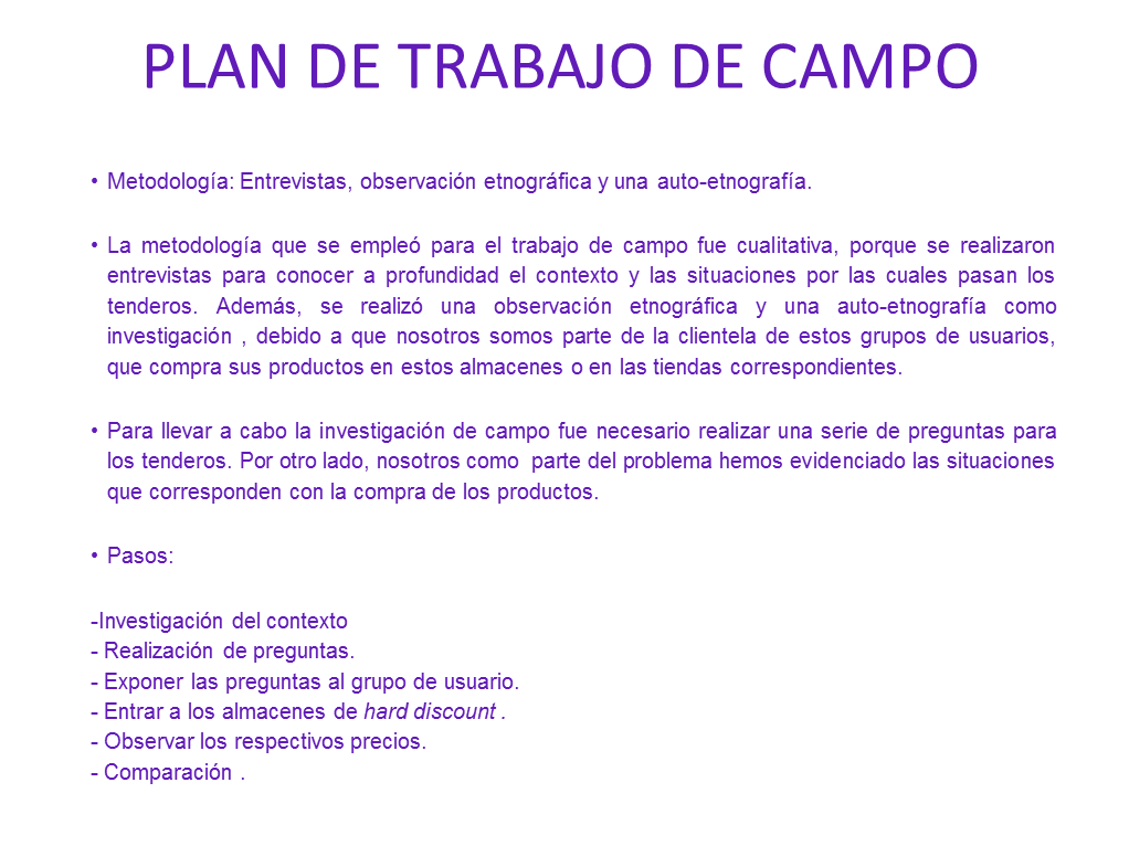 Ficha De Trabajo De Campo Ejemplo