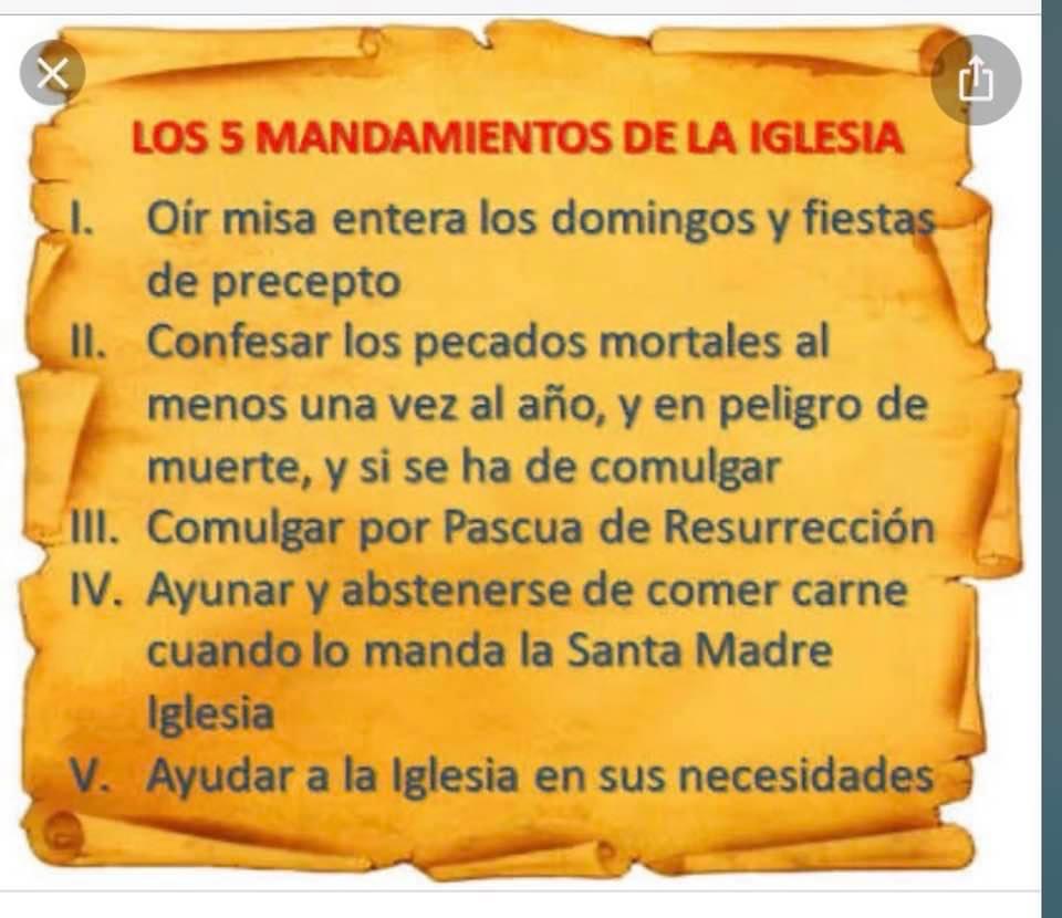 Reflexiones de Vida Los Cinco Mandamientos