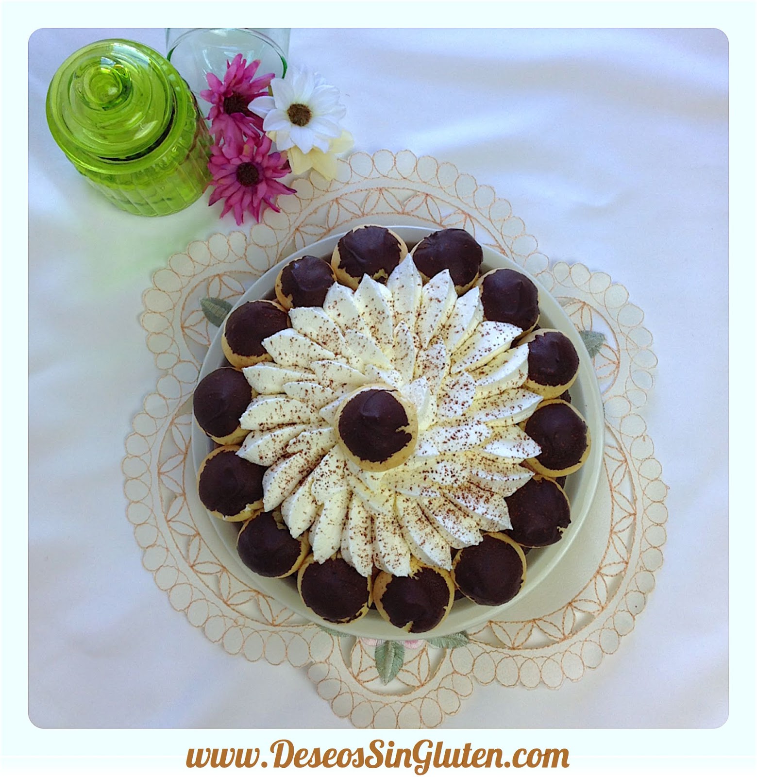 TARTA SAINT HONORE SIN GLUTEN
