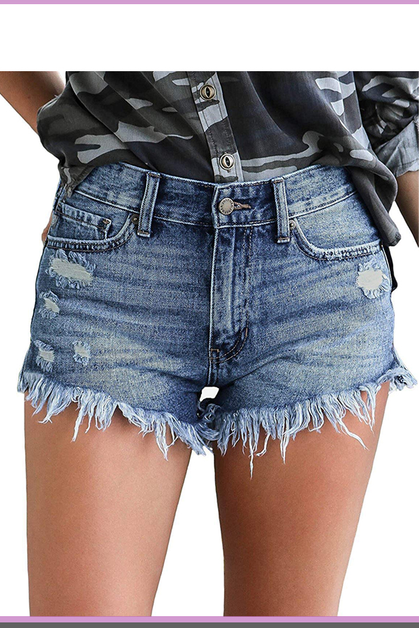 women's denim shorts
