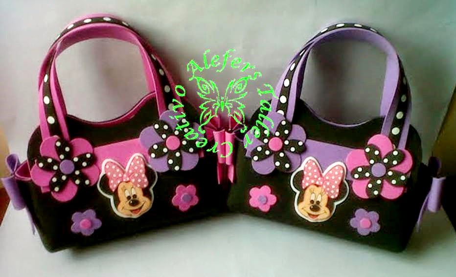 ALEFERS TALLER CREATIVO.: HANDBAG EN MINNIE MOUSE