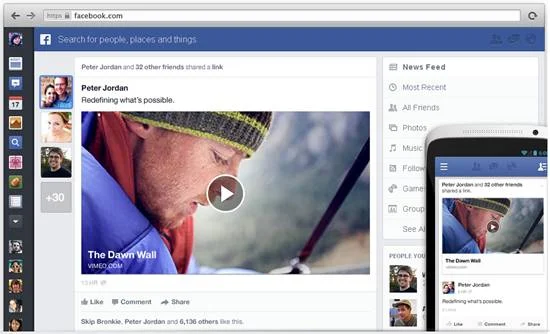 Facebook New Look