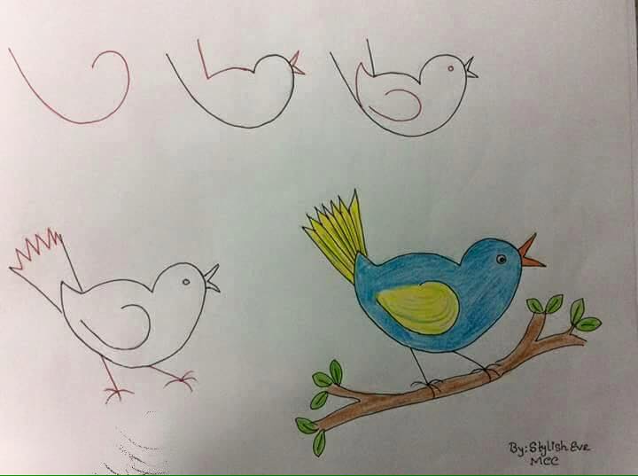 طرق سهلة لتعليم التلميذ رسم بعض الأشكال والحيوانات بالخطوات