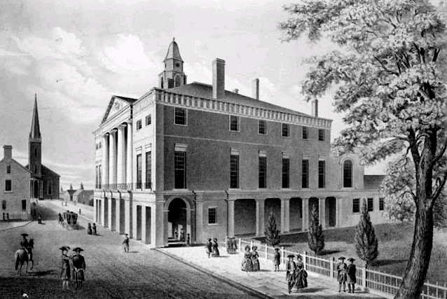 Federal Hall in old days