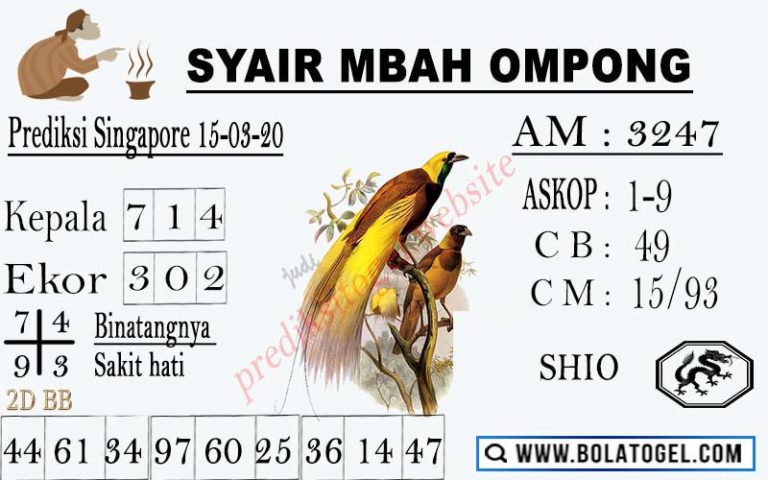 Prediksi Togel Singapura Minggu 15 Maret 2020 Prediksitogel Jp Prediksi Togel Singapura Minggu 15 Maret 2020 Prediksitogel Jp