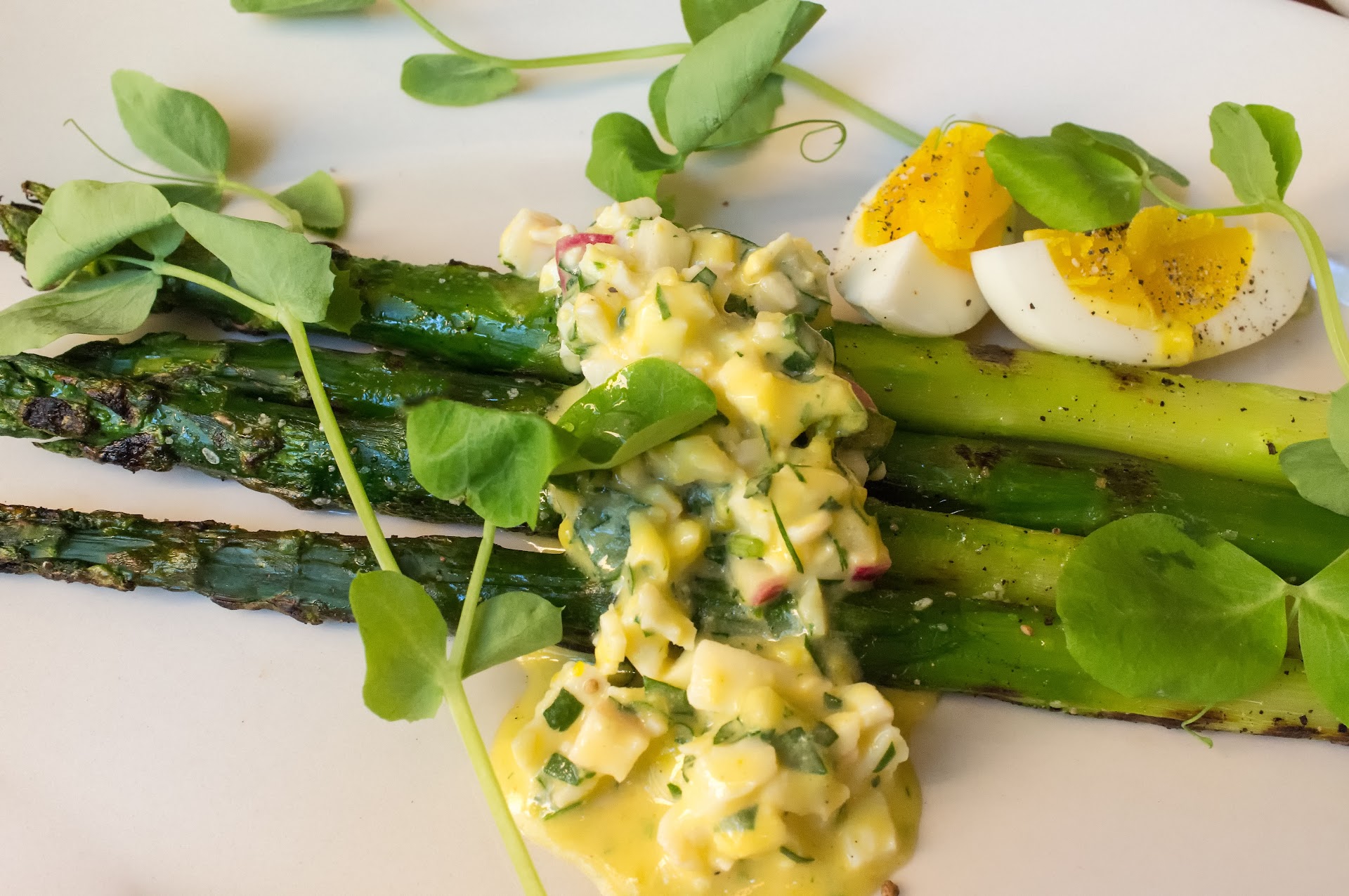Vinaigrette aux jaunes d'oeuf