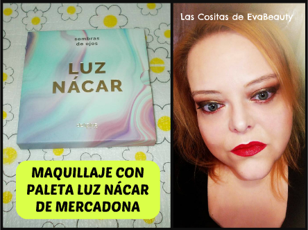 Look maquillaje paleta sombras de ojos low cost Luz nácar de Mercadona