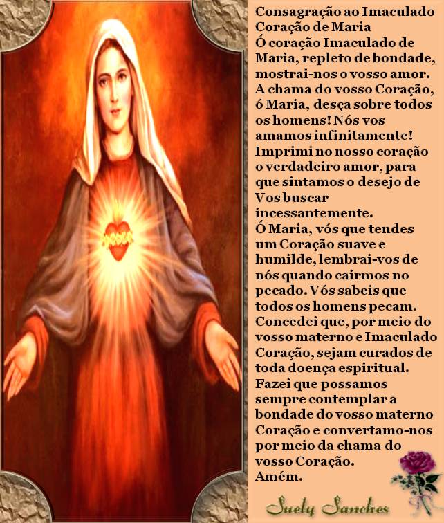 Comunidade Católica Milagre da Vida DEVOÇÃO AO IMACULADO CORAÇÃO DE MARIA Comunidade Católica Milagre da Vida DEVOÇÃO AO IMACULADO CORAÇÃO DE MARIA