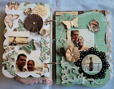 mini album chipboard lua de mel em foz do iguaçu