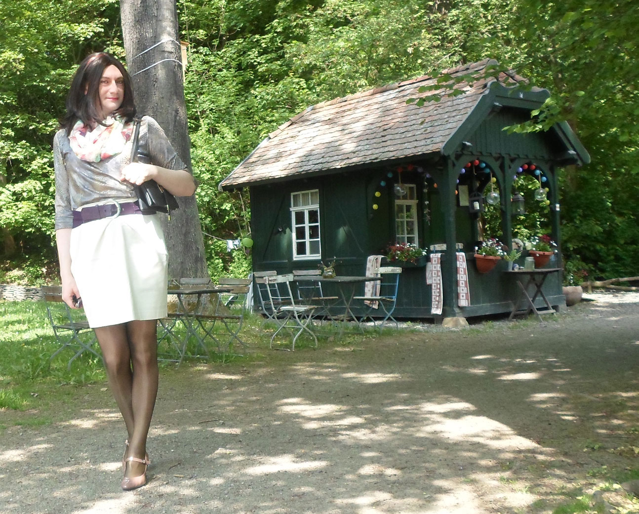 Mein Mann Als Frau Unterwegs Crossdresser Jennifer - feminin & modisch: Unterwegs - Sun´s out legs out