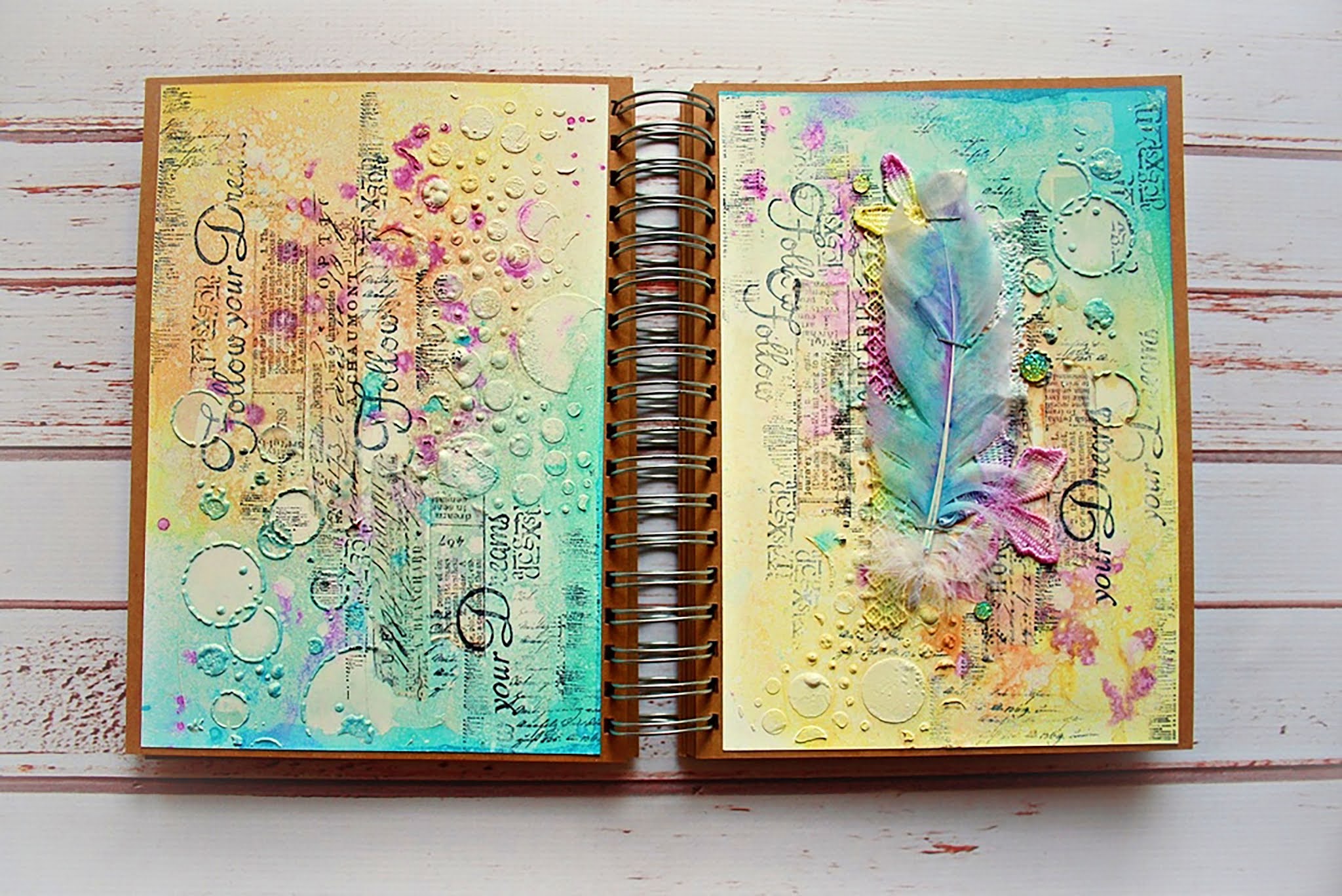 How to create an introduction page for your art journal