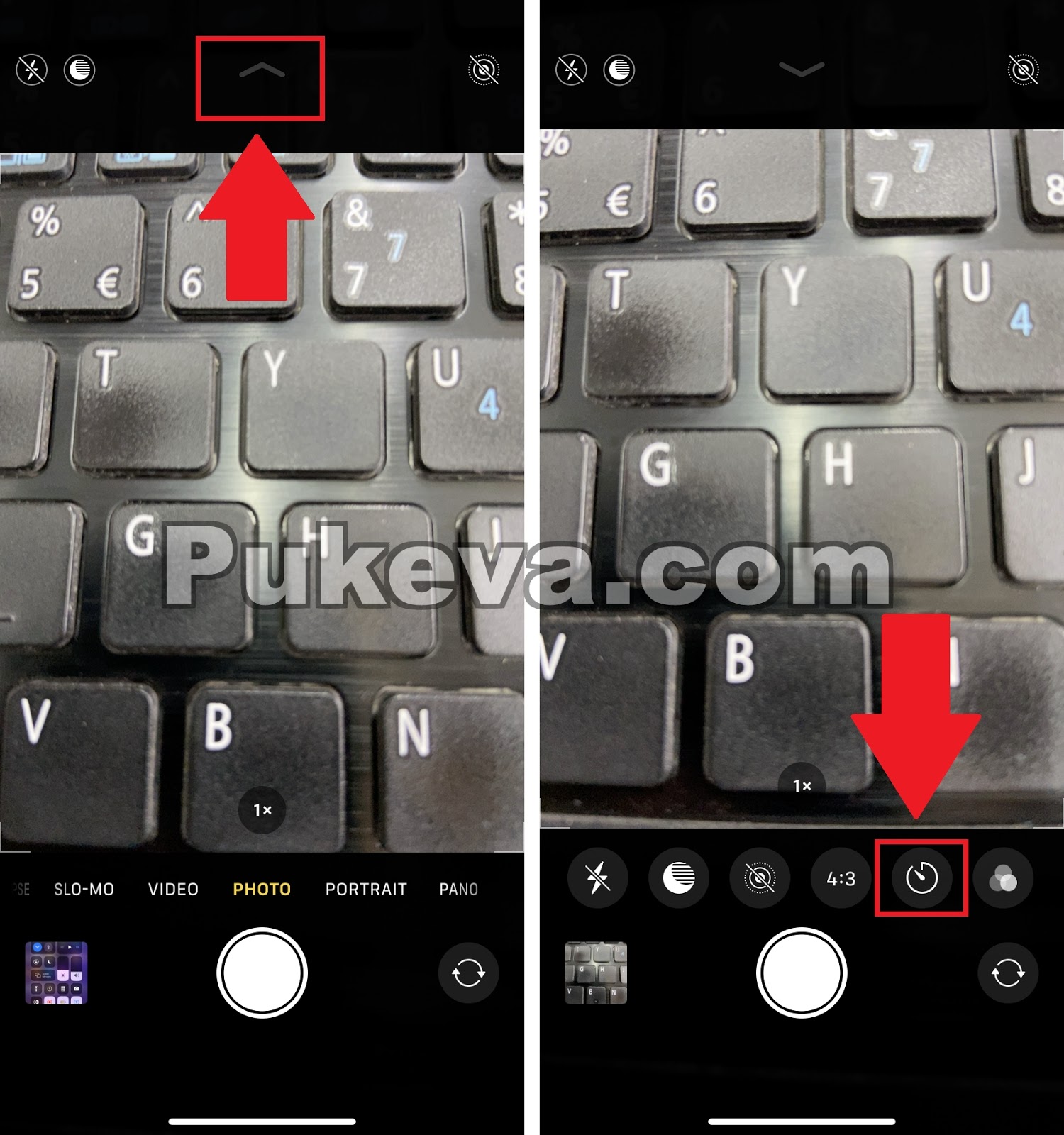 Cara Foto Otomatis Menggunakan Timer / Pewaktu di iPhone X, 11, 12 atau