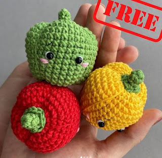 PATRON GRATIS PIMIENTO AMIGURUMI 45690