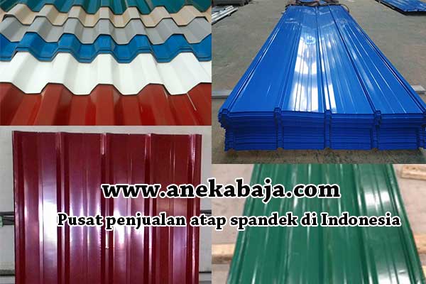 Harga Atap Spandek Warna Per Lembar Terbaru 2021 Aneka Baja