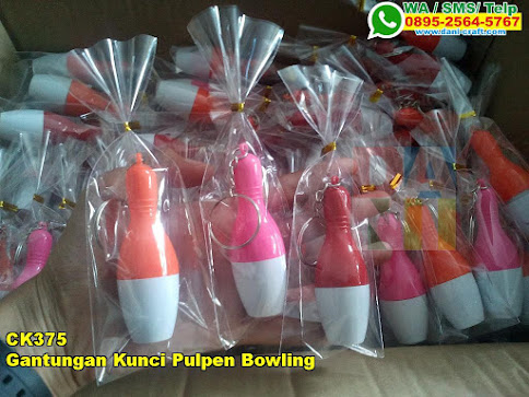 Gantungan Kunci Pulpen Bowling | Souvenir Pernikahan