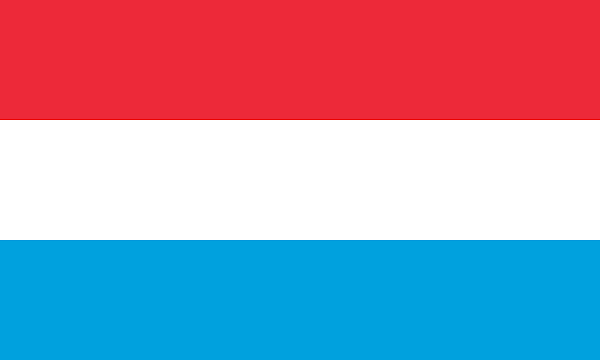 Logo Gambar Bendera Negara Luksemburg PNG JPG ukuran 600 px