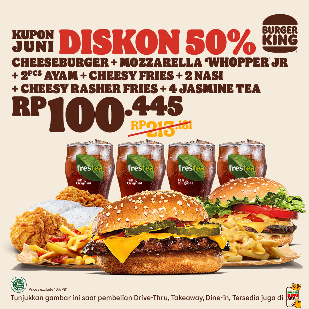√√ Promo Kupon Burger King JUNI 2021 Pengetahuan Produk Katalog