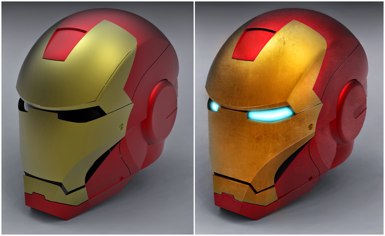 Iron Man Motorcycle Helmet Grease n Gas