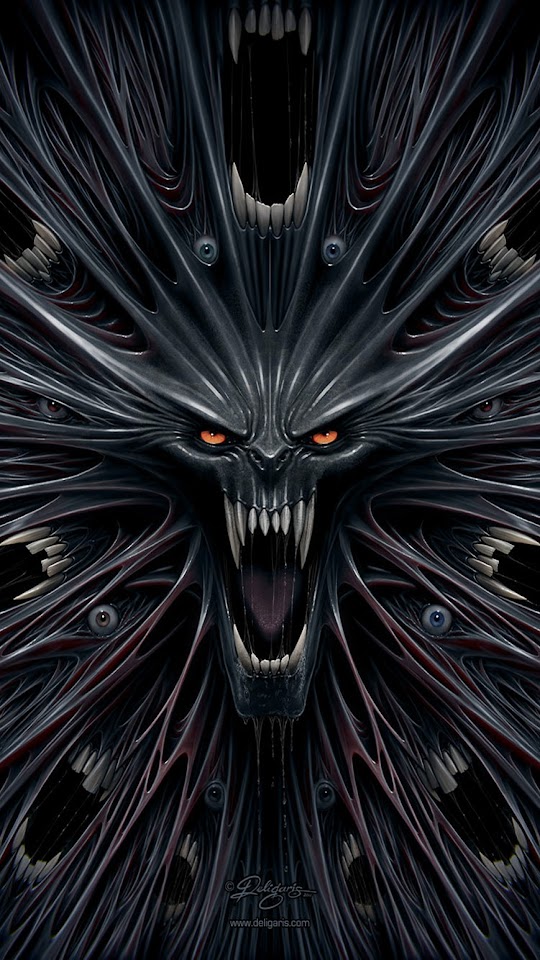 Horror Monster Illustration  Android Best Wallpaper