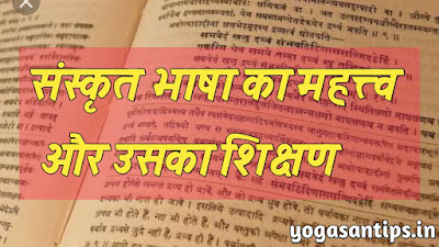 Importance and teaching of Sanskrit language.