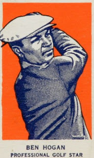 Ben Hogan Wheaties golf card from the 1950s