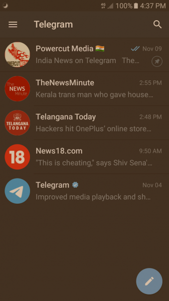Telegrama vs Whatsapp