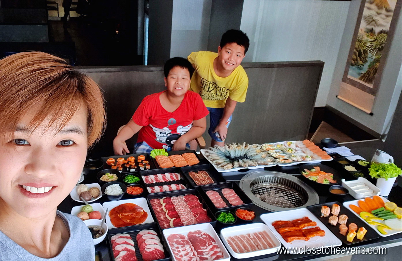 Gyu-Ya Yakiniku บุฟเฟ่ต์เนื้อย่าง กุ้งแม่น้ำ สไตล์ญี่ปุ่น