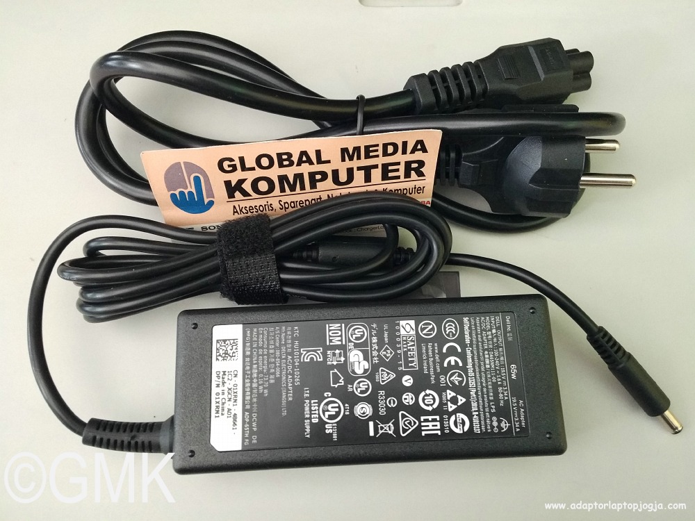 Original Adaptor Dell Inspiron 19 5v 3 34a Small Plug 4 5mm X 3 0mm Global Media Komputer Toko Sparepart Laptop Adaptor Baterai Keyboard Lcd Laptop Di Jogja