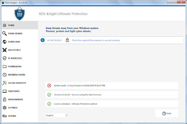 Screenshot RDS-Knight 4.3.10.16 Ultimate Protection Full Version Screenshot RDS-Knight 4.3.10.16 Ultimate Protection Full Version