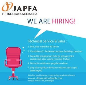 Lowongan Kerja Juli 2020 Pt Japfa Comfeed Indonesia Tbk