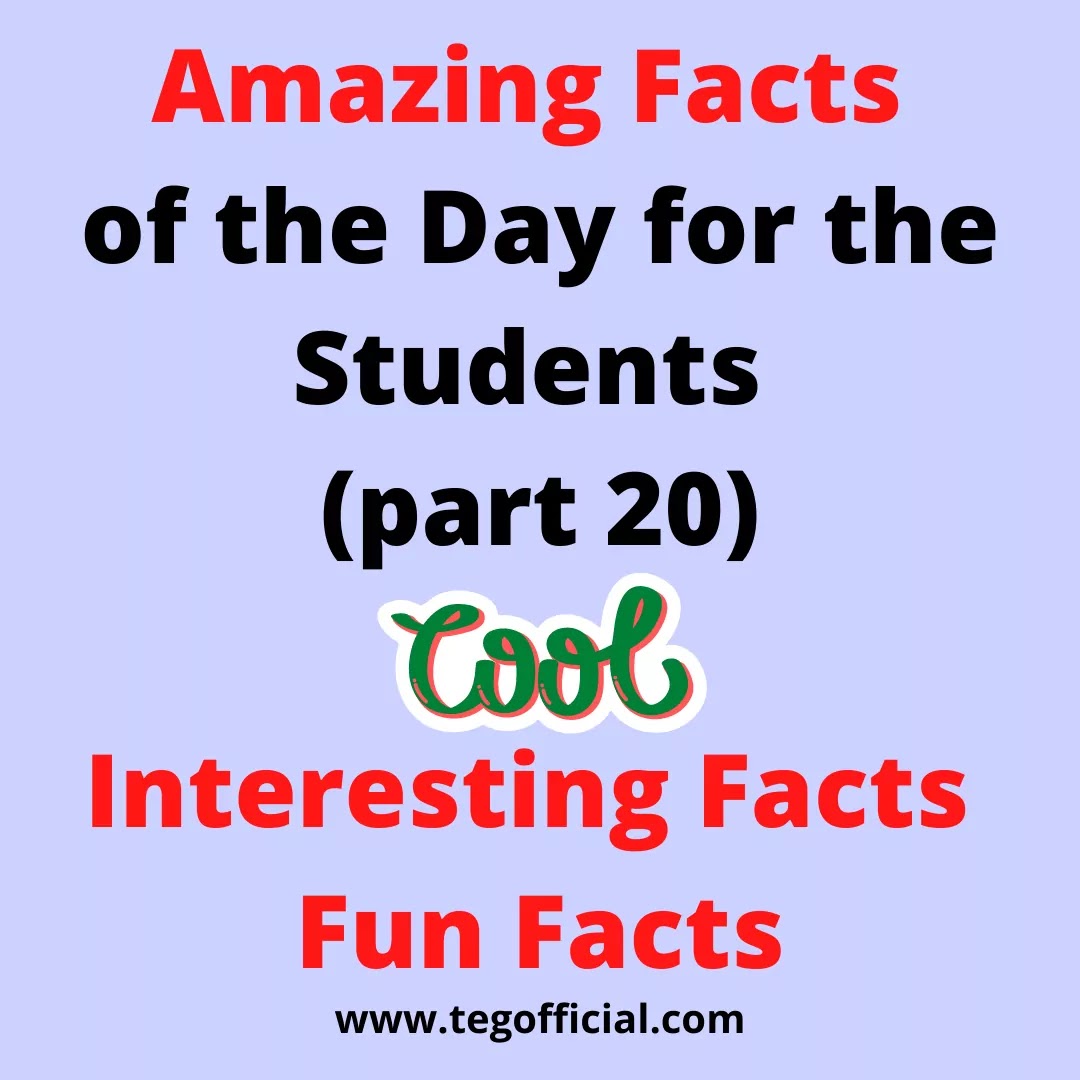 Amazing Facts of the Day for the Students| Interesting Facts | Fun