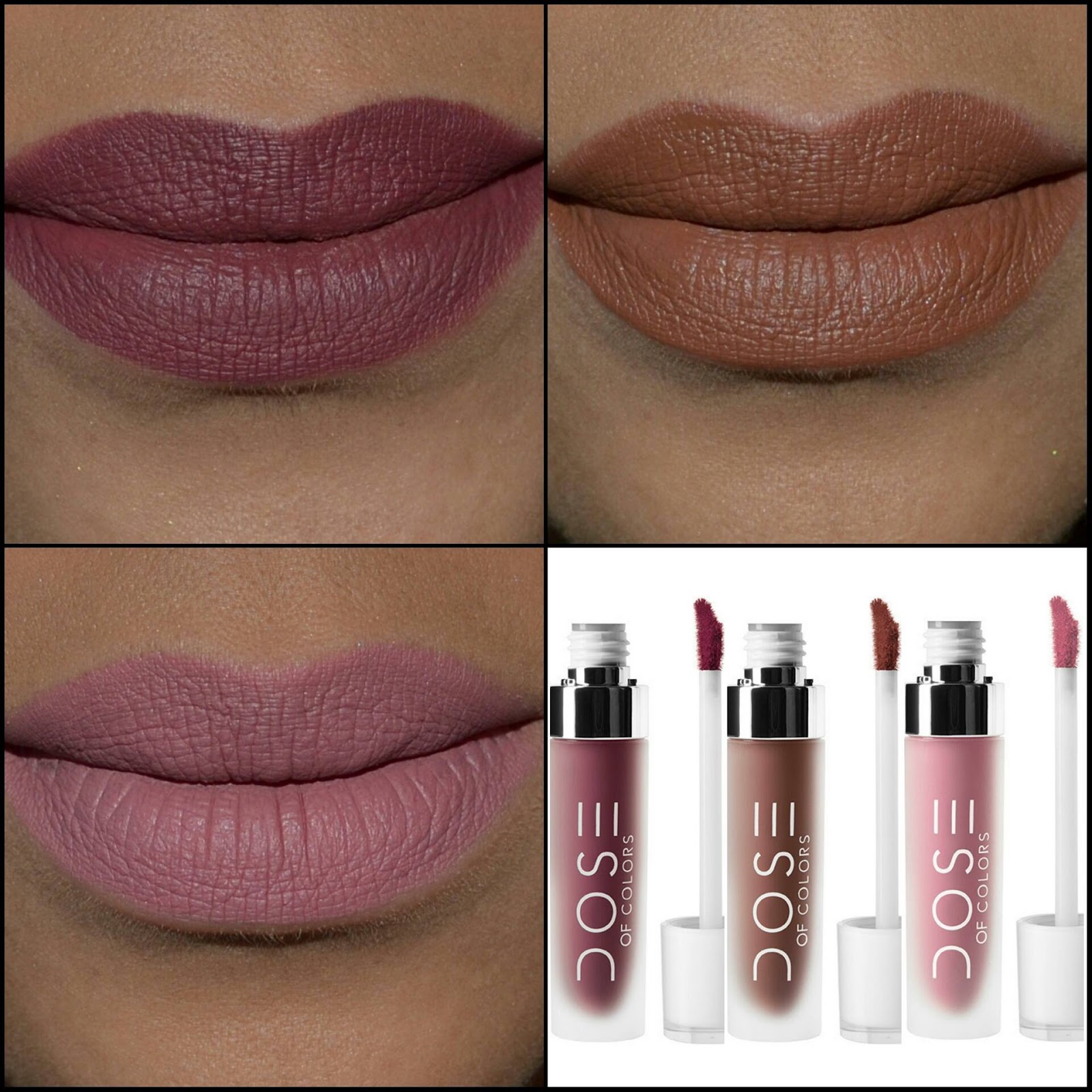 Shetland Verdorren climax Dose of Colors Liquid Lipstick Review and Swatches | The Glam Mom