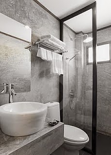 10 Baños en color gris y blanco modernos - Colores en Casa