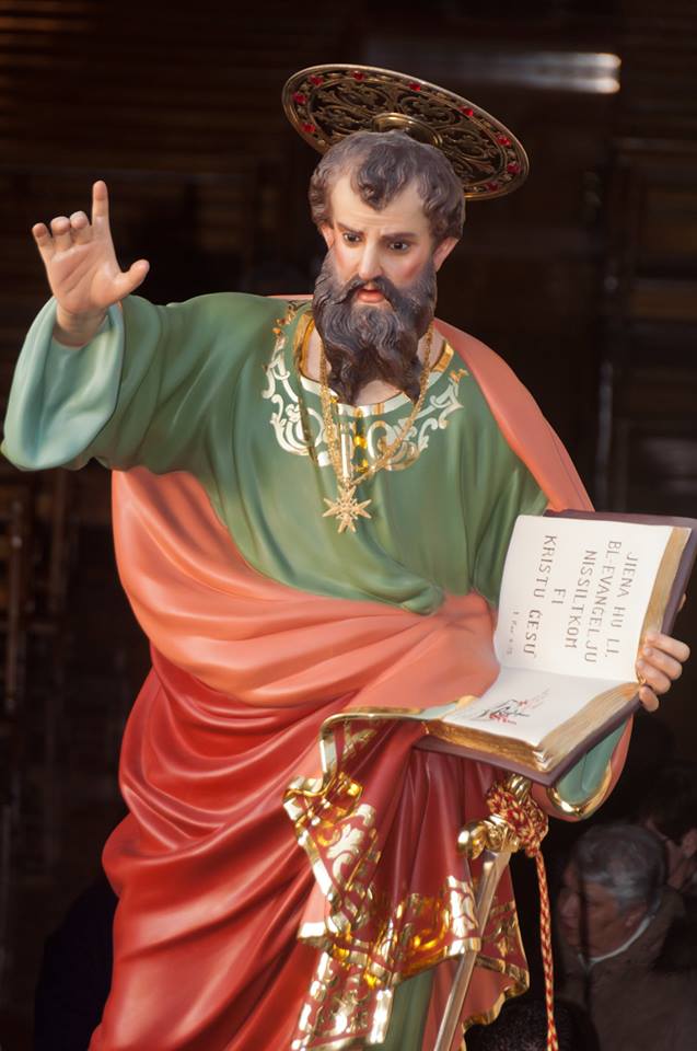 February 10 -  The Providential Shipwreck of Saint Paul, Patron of Malta  Solemnity