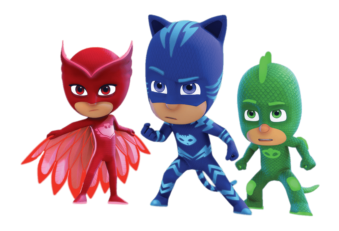 Cartoon Characters: PJ Masks (PNG)